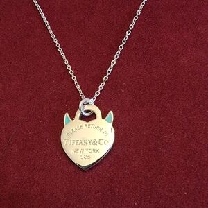 Tiffany & Co. Silver Heart Necklace